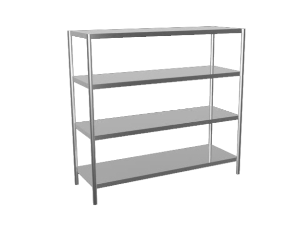 Kệ phẳng inox 3 tầng