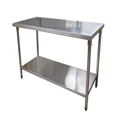 BÀN INOX CÓ KỆ PHẲNG