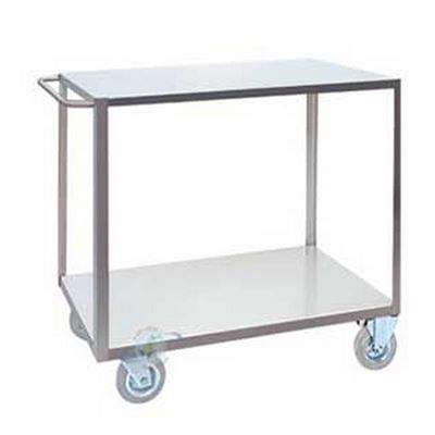 XE ĐẨY HÀNG INOX 2 TẦNG