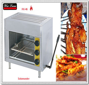 Lò nướng salamander gas wailaan 3 họng RG-46