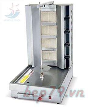 Lò nướng salamander bánh mì doner kebar dùng gas điện
