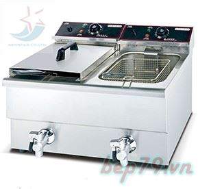 Bếp chiên nhúng điện đôi 12L-2