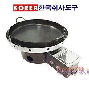 Bếp nướng gas Hàn quốc-Nướng chảo