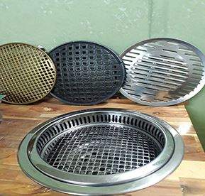 Bếp lẩu nướng than hoa không khói Hàn Quốc hút âm cao cấp