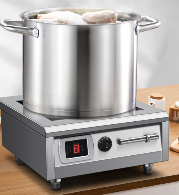 Bếp từ công nghiệp đơn 8000W mặt phẳng