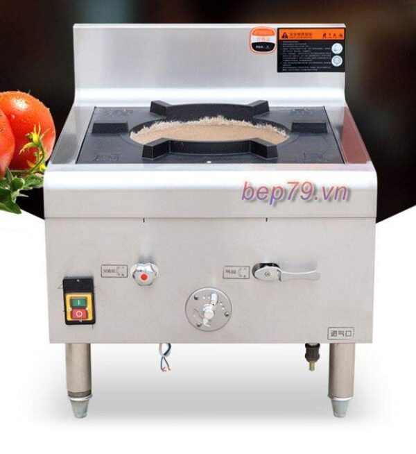 Bếp hầm đơn bằng đất nung có quạt thổi