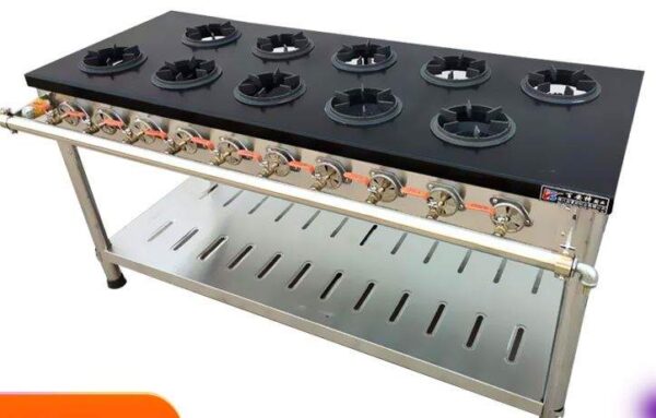 Bếp hầm phẳng kiểu Hàn nhiều họng