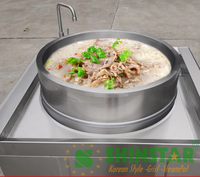 Nồi nấu cháo công nghiệp điện từ ShinStar - Nấu cháo, nấu phở, hầm súp, nấu canh 30 lít, 50 lít, 80 lít, 100 lít, 200 lít,...