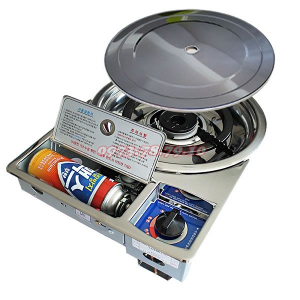 Bếp lẩu nướng gas mini Hàn Quốc 2022